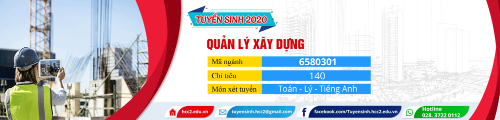 2 điều cần biết về ngành quản lý xây dựng HCMCC