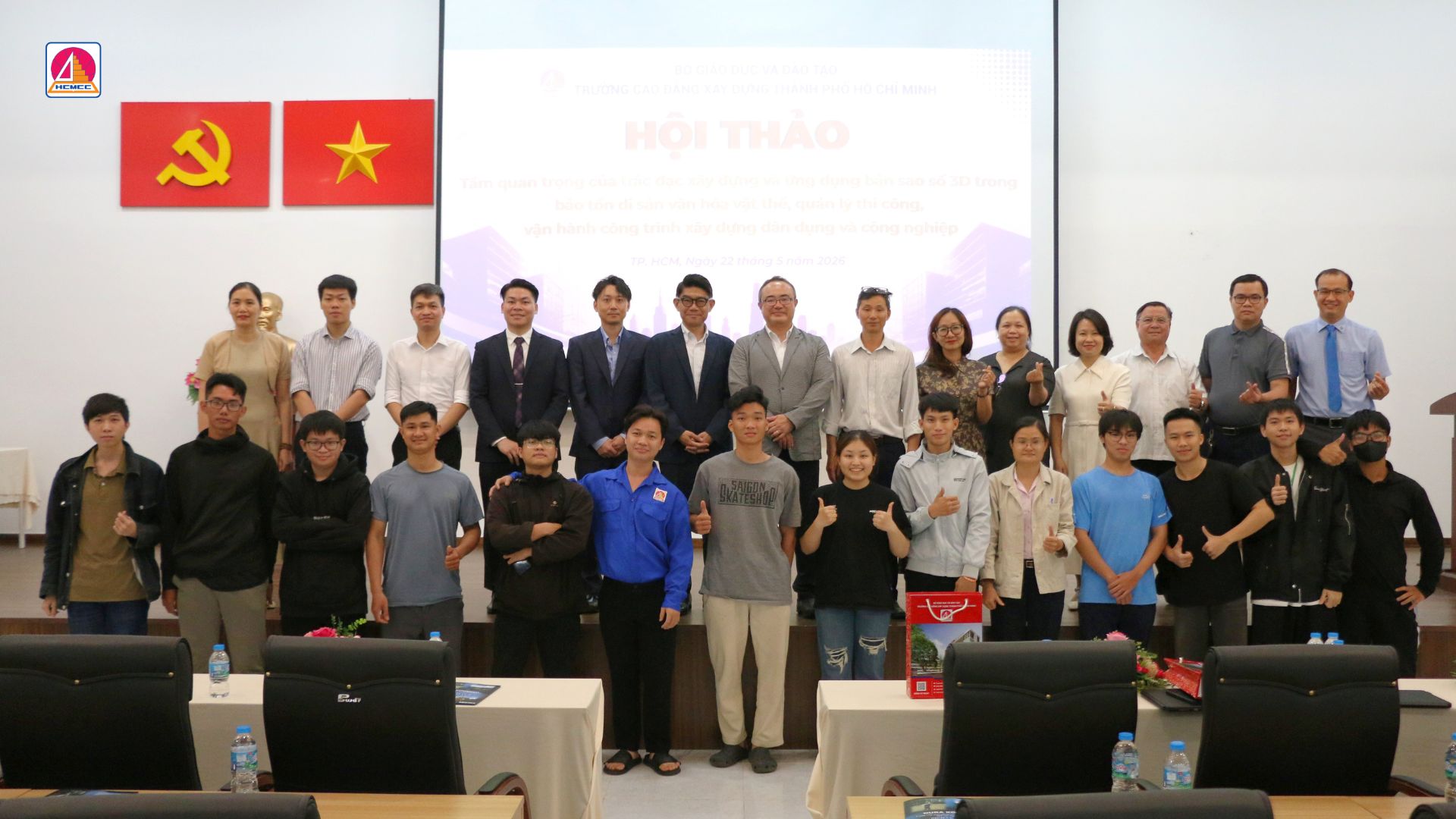Hội Thảo “Tầm Quan Trọng Của Trắc Đạc Xây Dựng Và Ứng Dụng Bản Sao Số 3D Trong Bảo Tồn Di Sản Văn Hóa Vật Thể, Quản Lý Thi Công, Vận Hành Công Trình Xây Dựng Dân Dụng Và Công Nghiệp”
