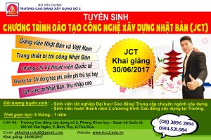 Tuyển sinh khóa học CNXD Nhật Bản thuộc chương trình cao đẳng CNKT công trình xây dựng