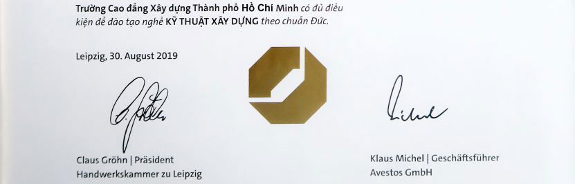 Trường Cao Đẳng Xây Dựng Thành Phố Hồ Chí Minh đào tạo nghề theo chuẩn đức: Người học nhận hai bằng khi tốt nghiệp