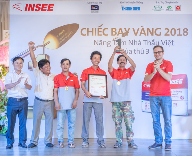 Xi măng INSEE công bố cuộc thi Chiếc bay vàng 2018 - Nâng tầm nhà thầu Việt