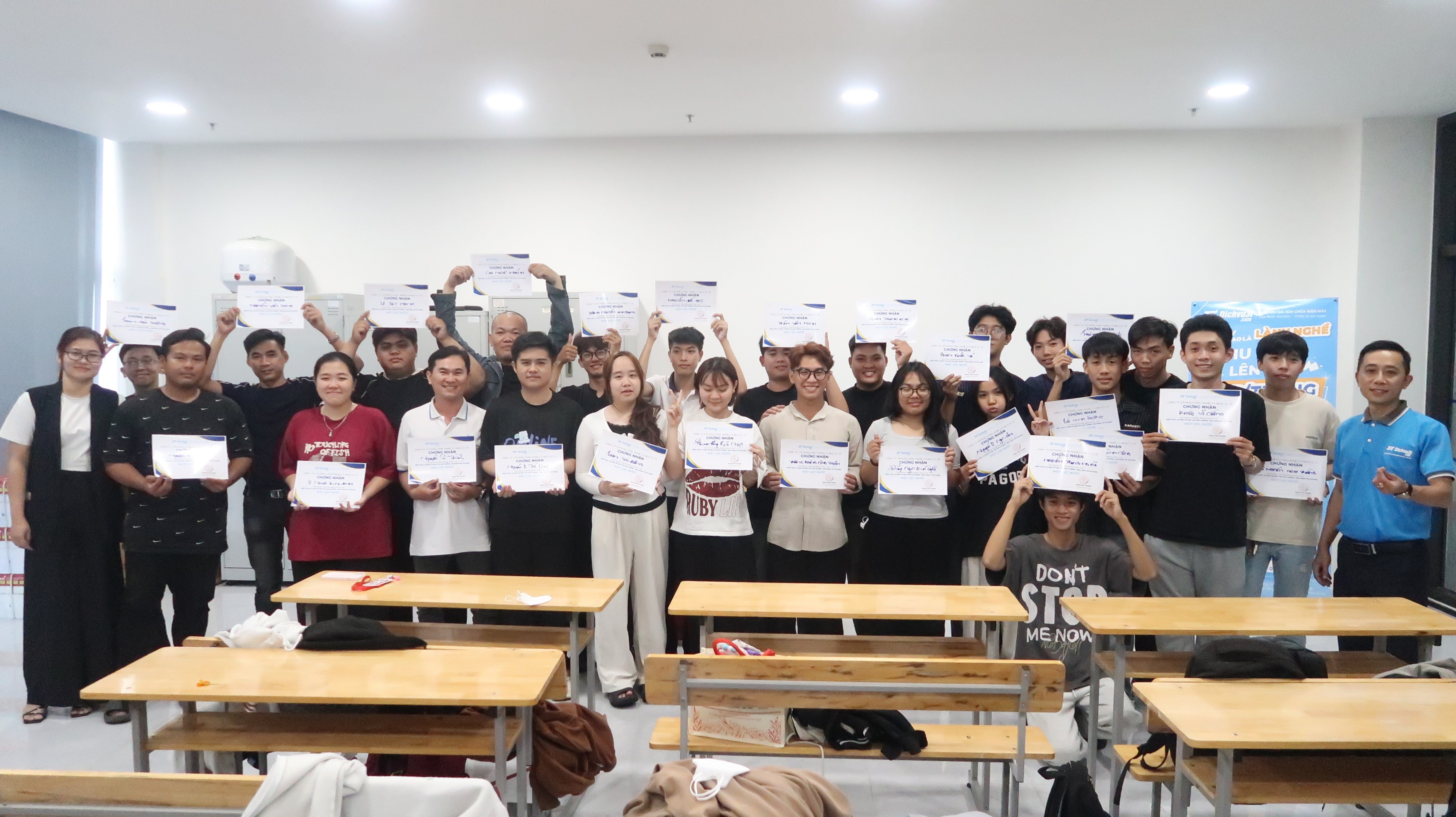 Buổi Training Thực Hành Kỹ Thuật Lọc Nước Cho Sinh Viên Ngành Cấp, Thoát Nước