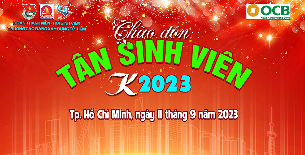 Chào đón tân sinh viên khóa 2023